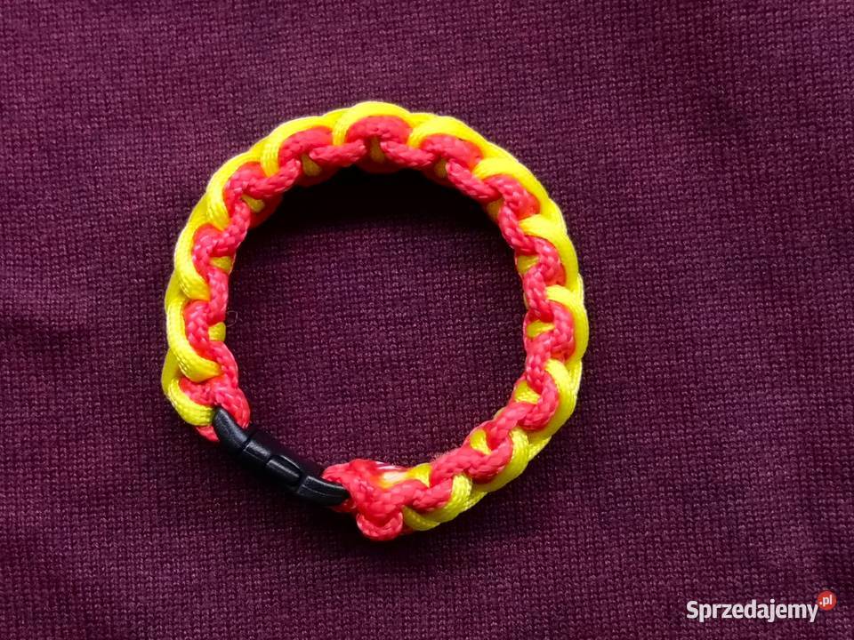 Bransoletka z paracordu splot Divided Solomon świętokrzyskie