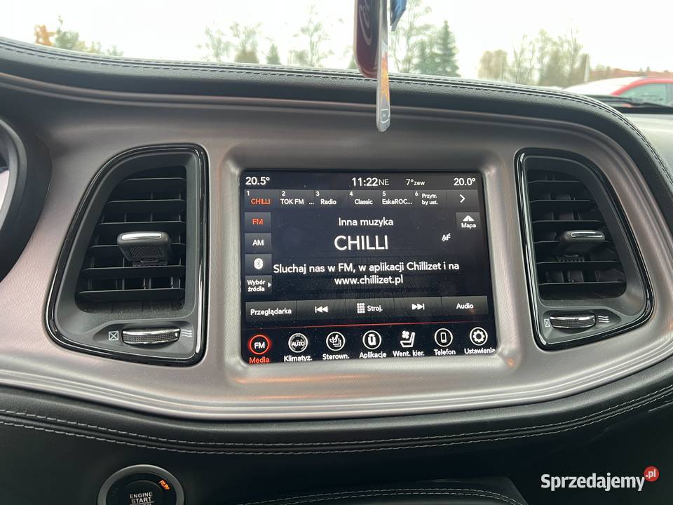 Dodge Challenger 2023 podgrzewane fotele Warszawa