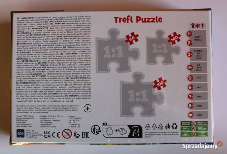 Puzzle Psi Patrol Na Polanie 60 Elementów Trefl 4 lata+