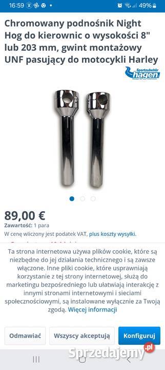 Risery Harley chopper cruiser 5 Kończyce