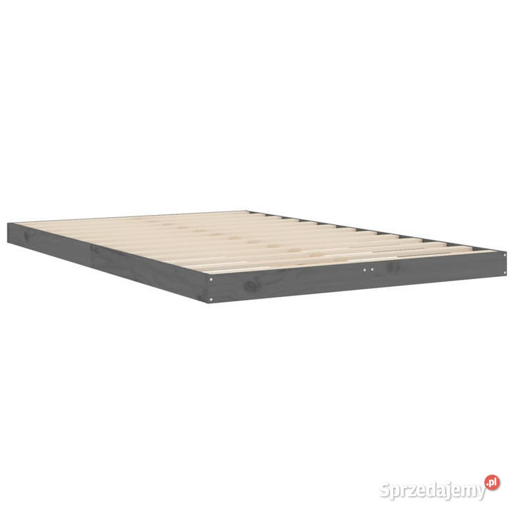 Rama łóżka szara lite drewno sosnowe 120x190 Warszawa sprzedam