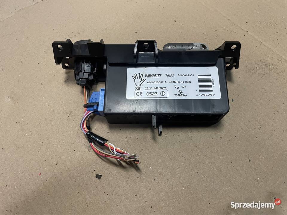 8200625887 czytnik kart stacyjka renault espace Rok produkcji 2009 Szczecin sprzedam