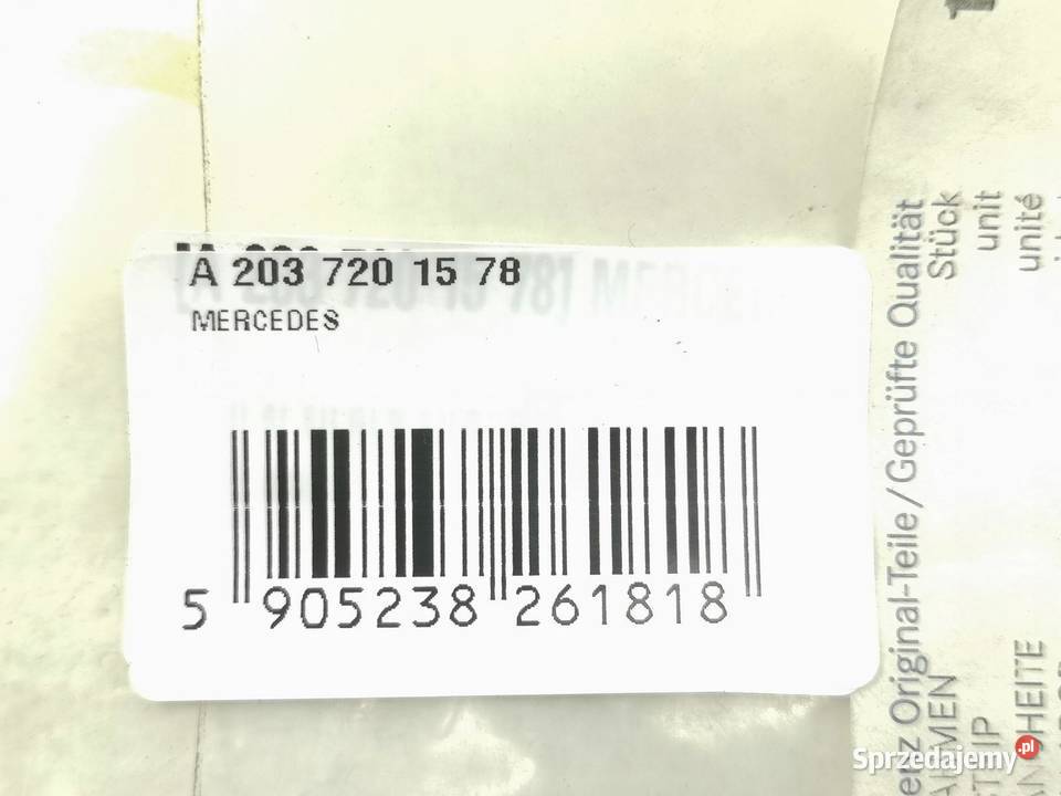 USZCZELKA DRZWI LEWY PRZÓD MERCEDES C W203 S203