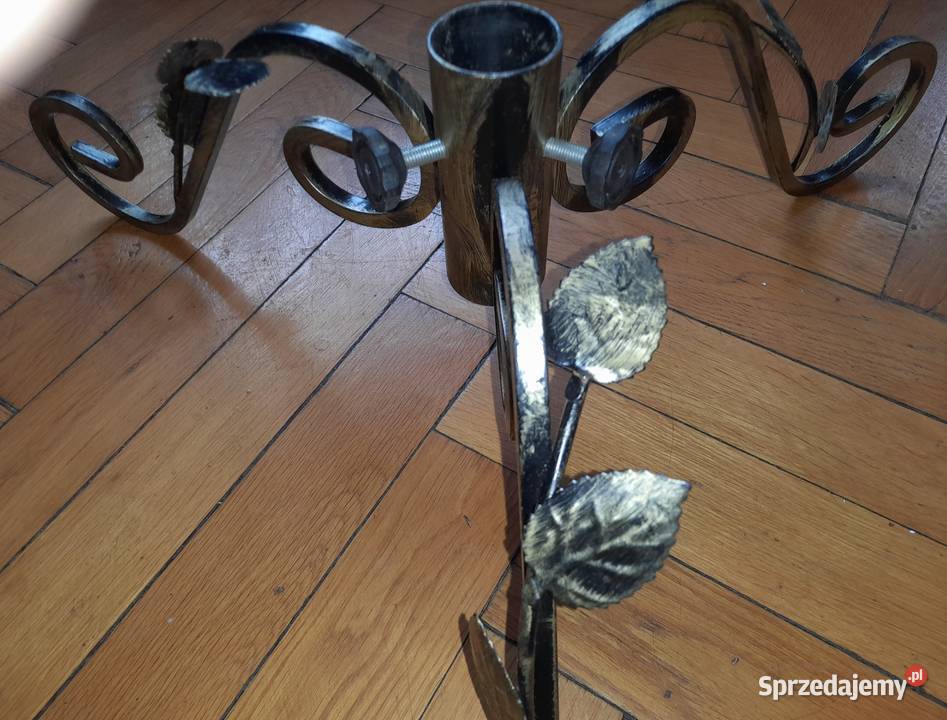 Stojak choinkowy stylowy piękna secesja 56cm dolnośląskie