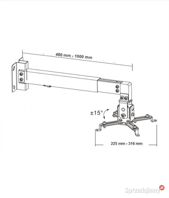 Profesjonalny uchwyt do projektora Czarna Woda sprzedam