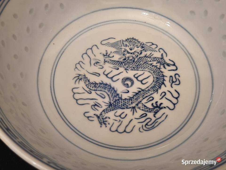 Miska głęboka porcelany chińskiej Porcelana i szkło lubelskie Chełm