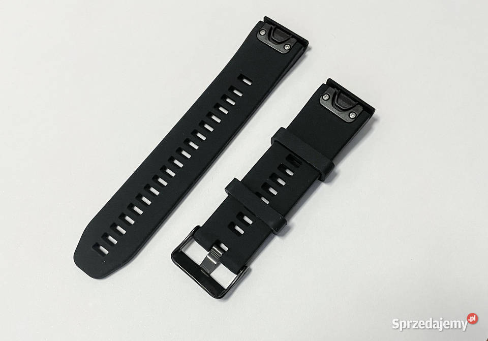 Pasek silikonowy do zegarka Garmin 22mm Czarny Warszawa