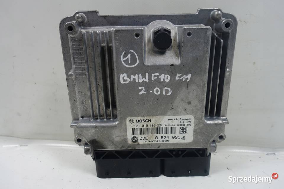 Bmw F10 F11 20 D KOMPUTER STEROWNIK 0281019806 Chełm