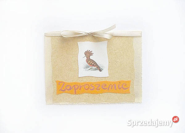 eko zaproszenia puste ptaszek zaproszenie na Rzeszów