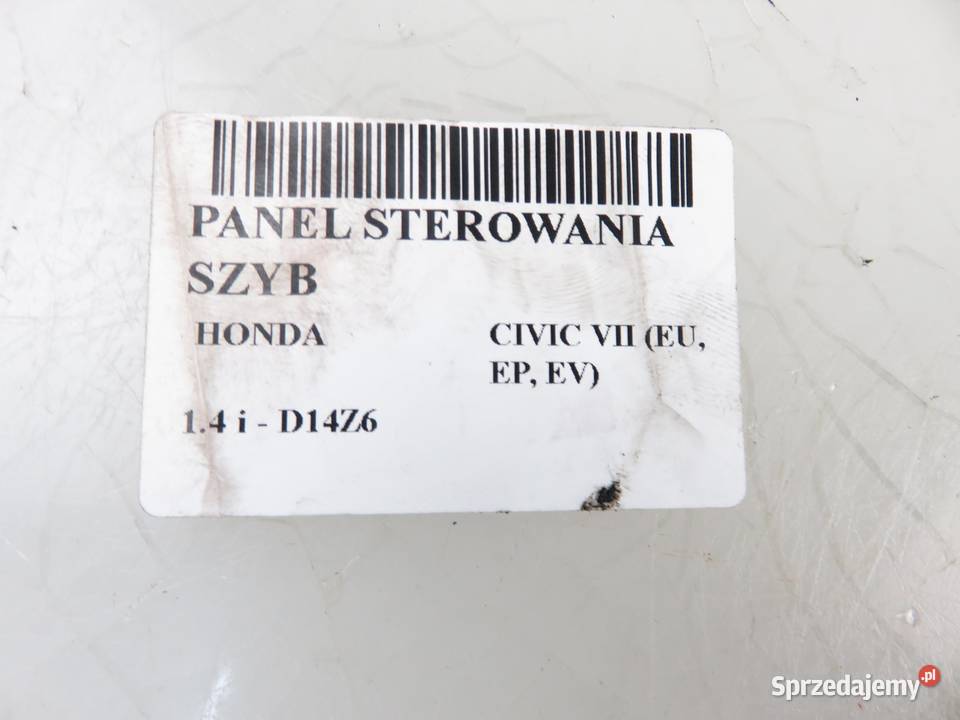 PANEL SZYB HONDA CIVIC VII 35750S6AG110M1