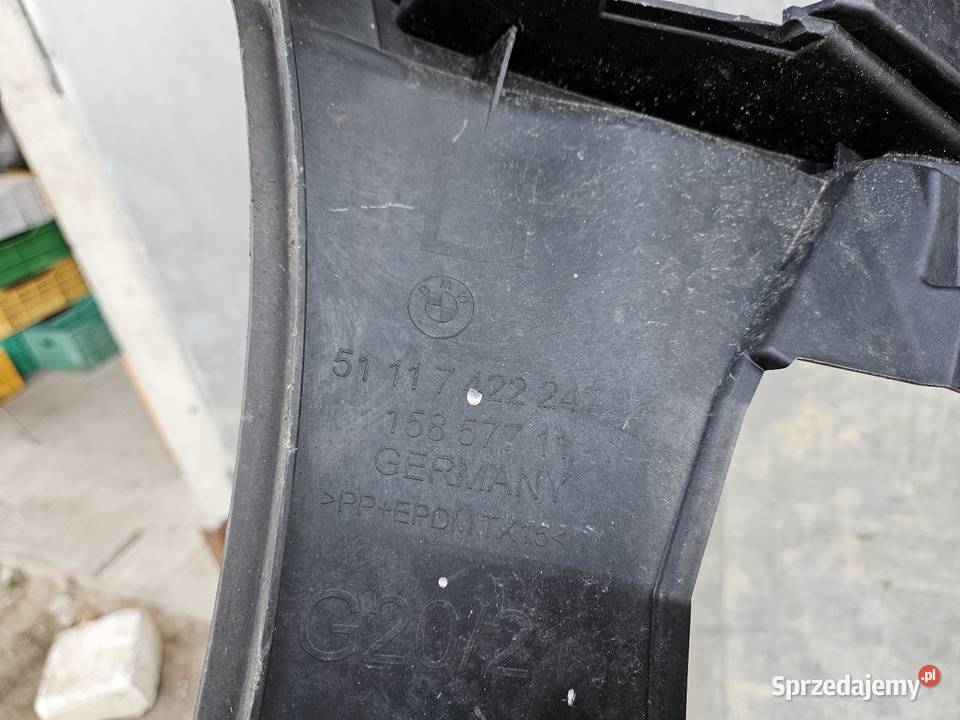 BMW 3 G20 G21 ŚLIZG LEWY ZDERZAKA PRZÓD 7422247 osobowe Międzychód