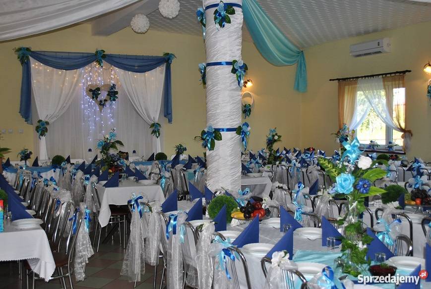 Dekoracja sali weselnej podkarpackie Mielec