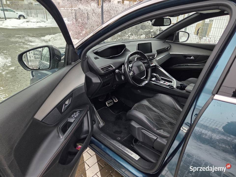 Peugeot 5008 GTLine 20 BlueHDi 177 2018 7 osób niebieski Warszawa