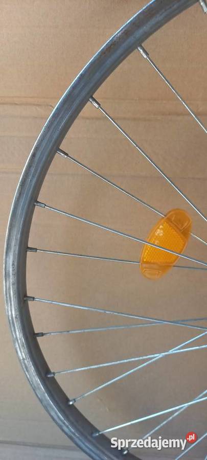 Koło rowerowe przednie 26 obręcz z odblaskiem Małkinia Górna
