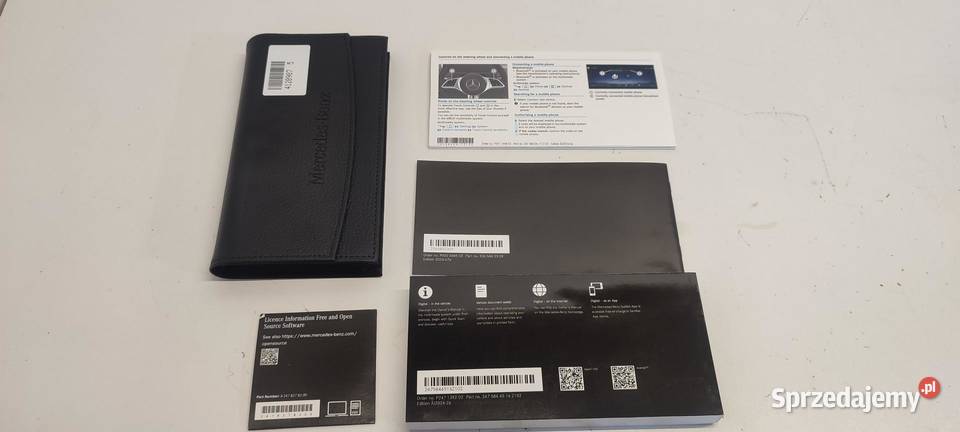 MERCEDES W247 KSIĄŻKA INSTRUKCJA ETUI WERSJA