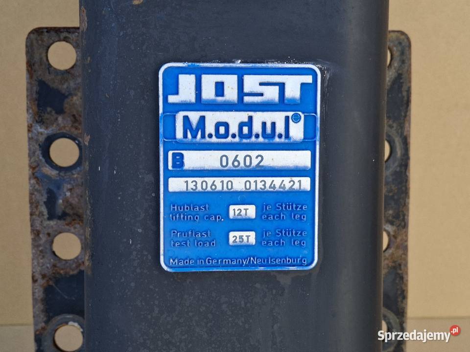 JOST ŁAPY PODPORY NACZEPY NOGI KOMPLET ŁAPA ciężarowe