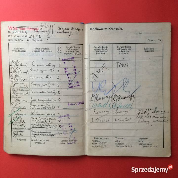 1871 Książka Legitymacyjna Wojtowicz zachodniopomorskie