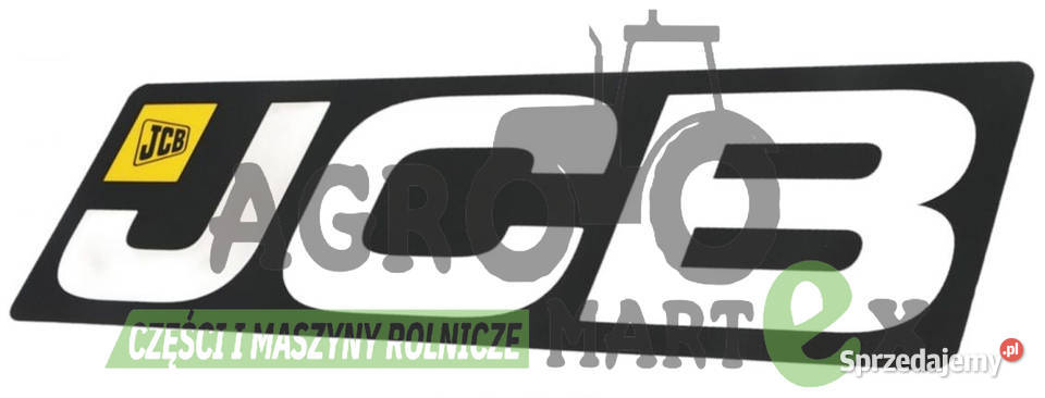 332G3450 332G3450 336D8432 NAKLEJKA LOGO 19x56 JCB Wichrów sprzedam