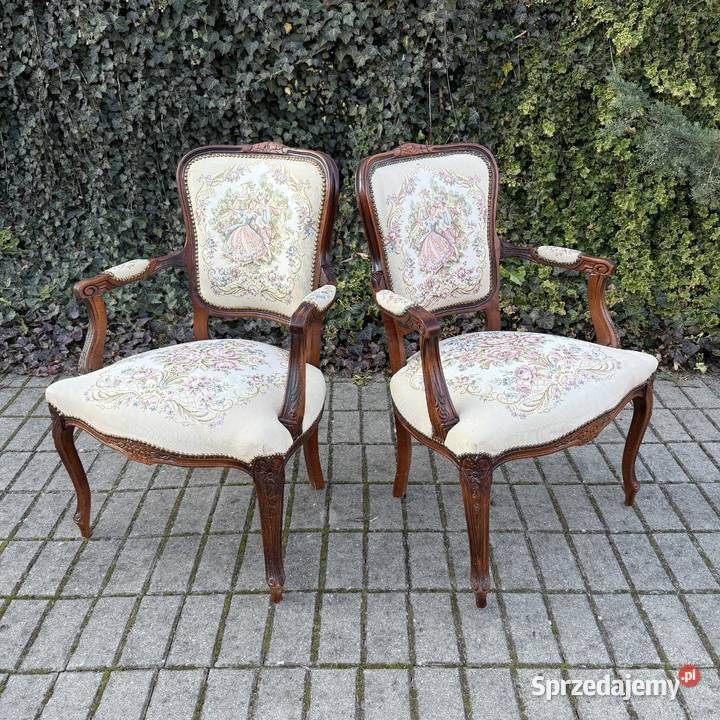 ARTexpert Para foteli Ludwik fotel tapicerka Dobrzany