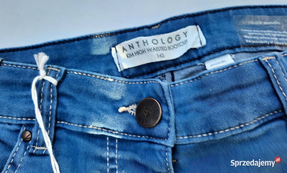 44 Anthology Jeansy damskie z wysokim stanem