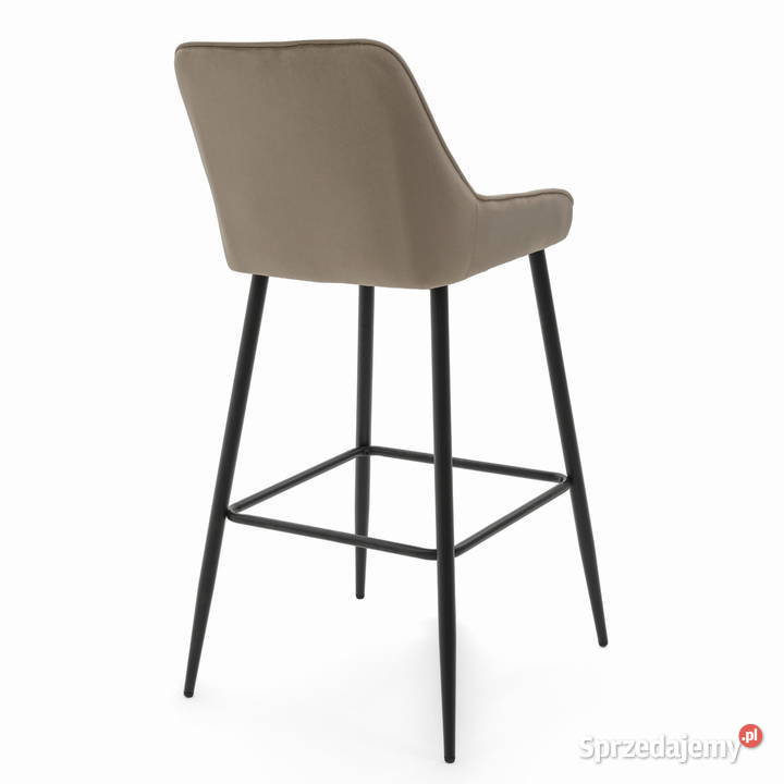 Ciemnobeżowy Hoker Tapicerowany Passo Wysyłka Krzesła Tarchały Małe