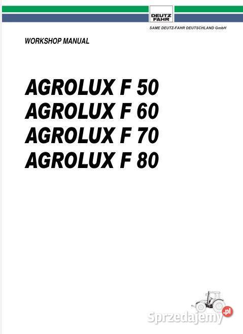 Deutz Fahr Agrolux F50 F60 F70 F80 instrukcja Kielce