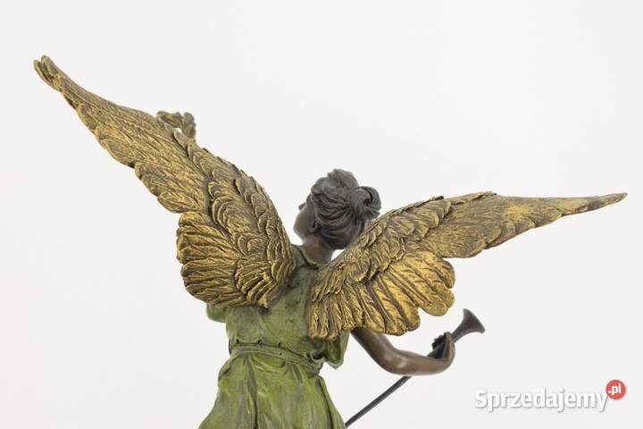 RZEŹBA FIGURA Z BRĄZU VICTORIA KOBIETA Z WIEŃCEM Kraków