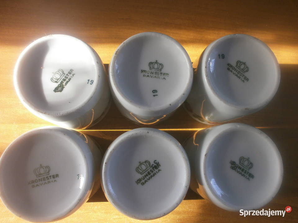 KRONESTER BAVARIA PORCELANA KIELISZKI Porcelana i szkło Zielona Góra