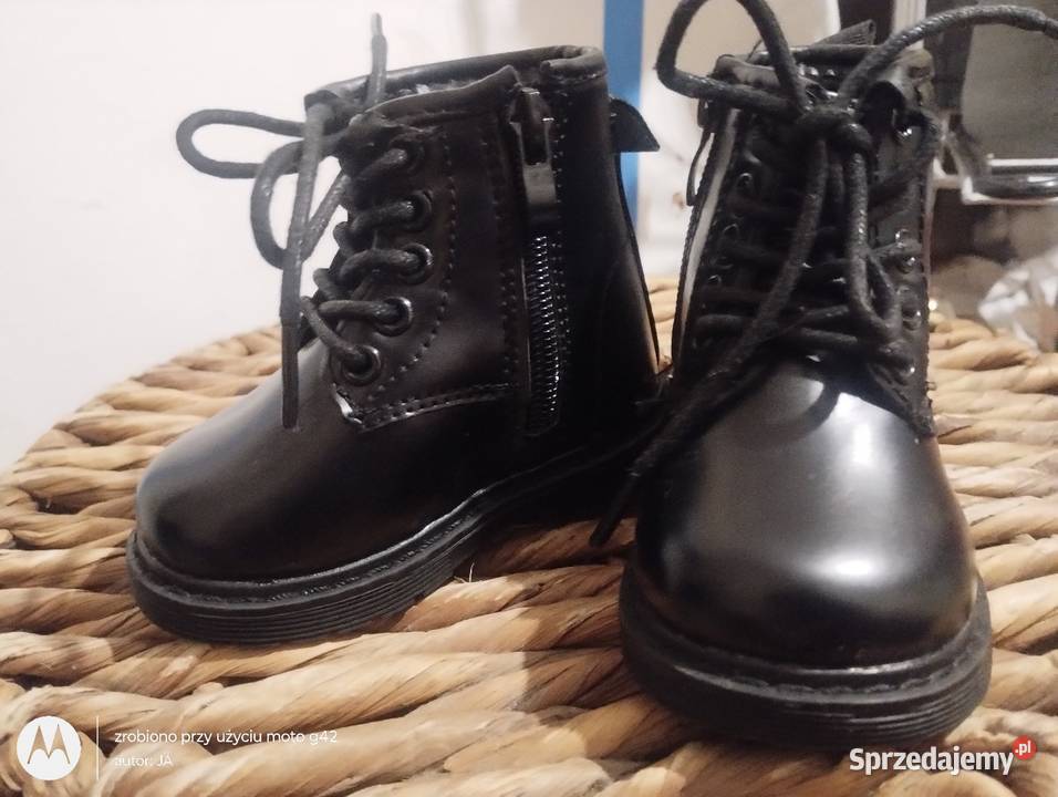 Skórzane traperki chłopięce Długie sprzedam