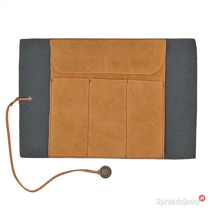 Piórnik szkolny zwijany skórzany mapa skarbów śląskie