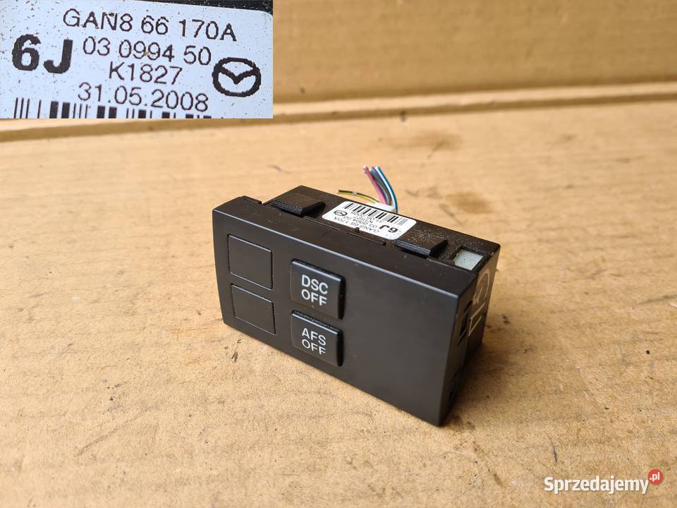 Mazda 6 GH panel włącznik przełącznik DSC RVM osobowe Legnica