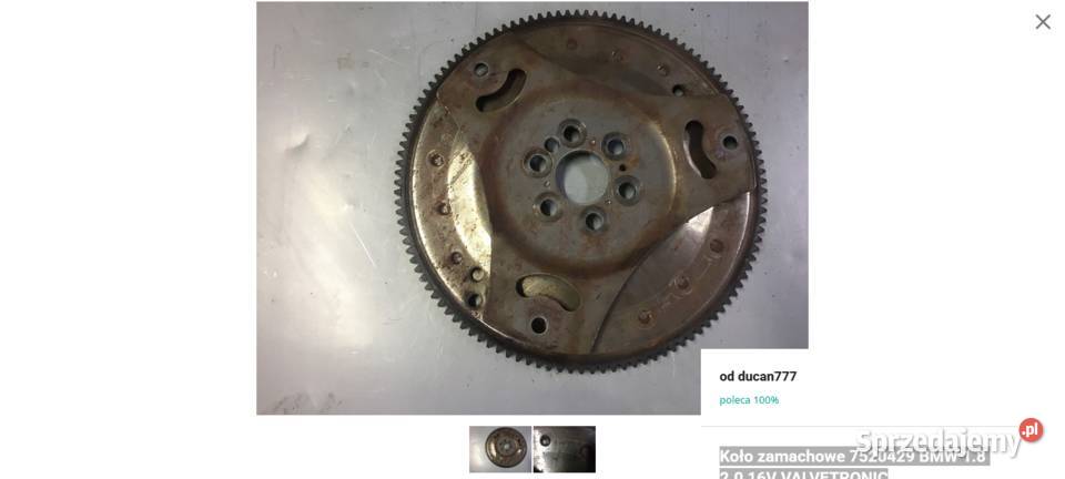 Koło zamachowe 7520429 BMW 18 20 16V VALVETRONIC