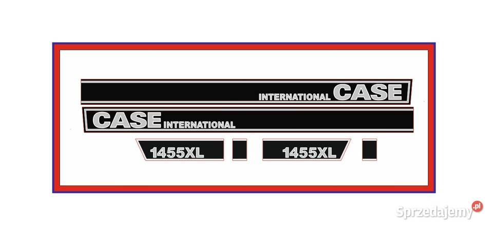 Naklejki ciągnik traktor Case International 1455 wielkopolskie Piła