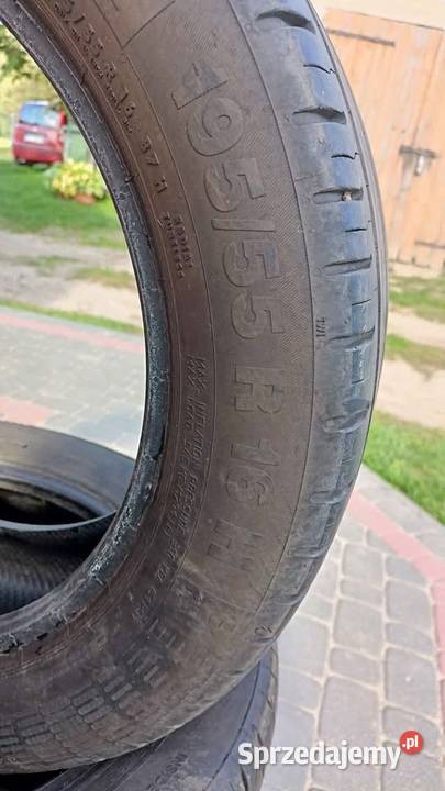 Komplet 4 opony Continental letnie 19555 R16 Samochodowe pomorskie Markocin