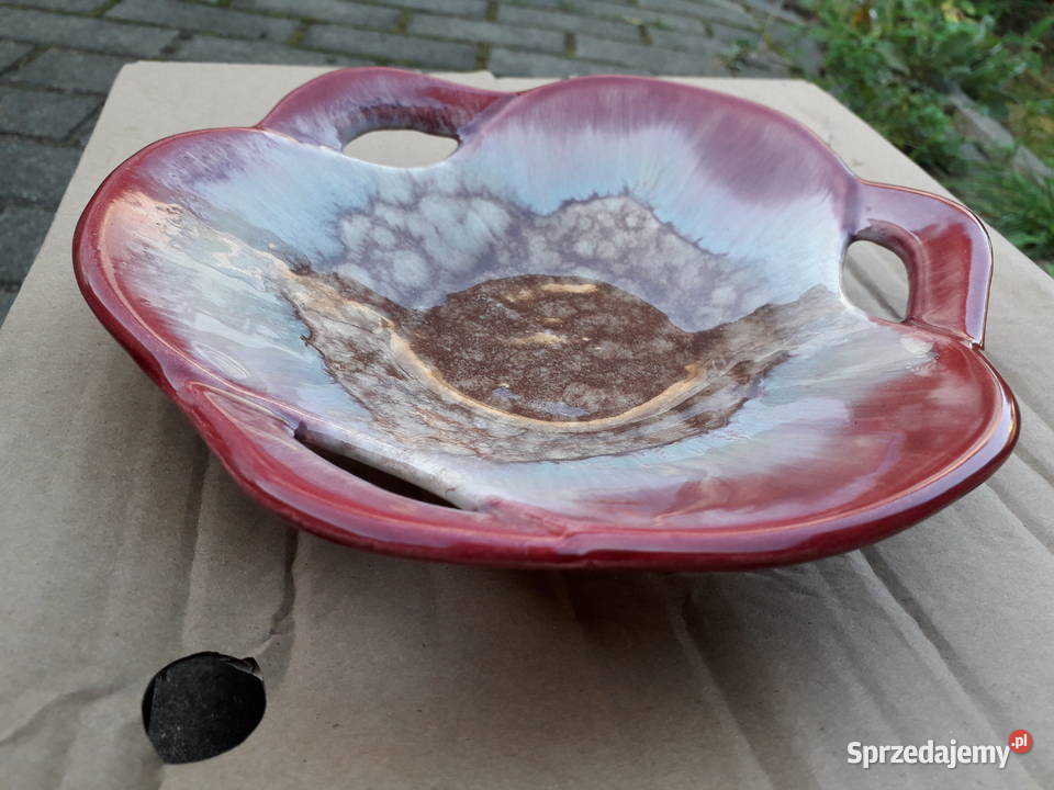 Oryginalna patera ceramiczna Strehla NRD Warszawa