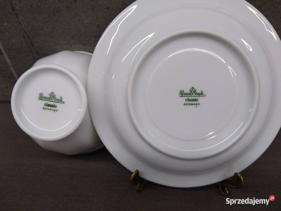Filiżanka spodek Rosenthal Biała Maria Classic Kalisz sprzedam