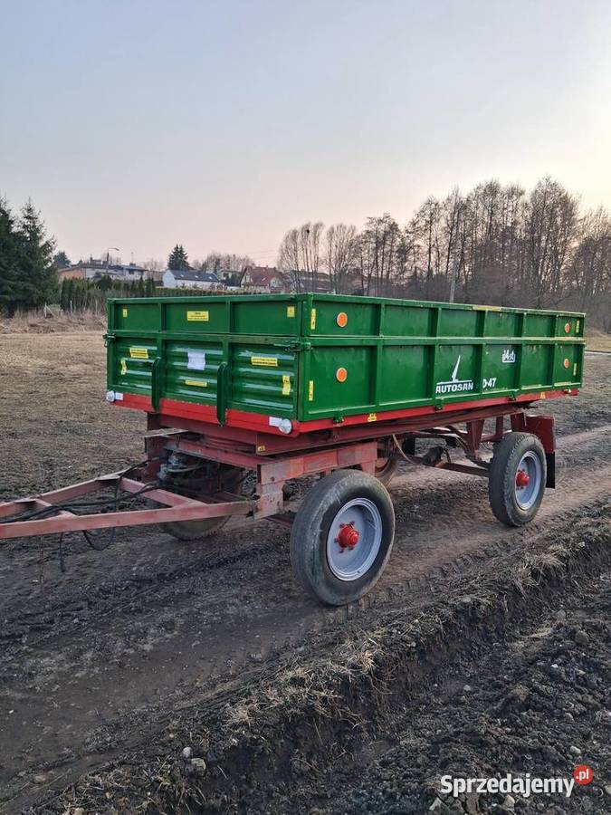 Przyczepa wywrotka d47 nieuszkodzony Rolnictwo