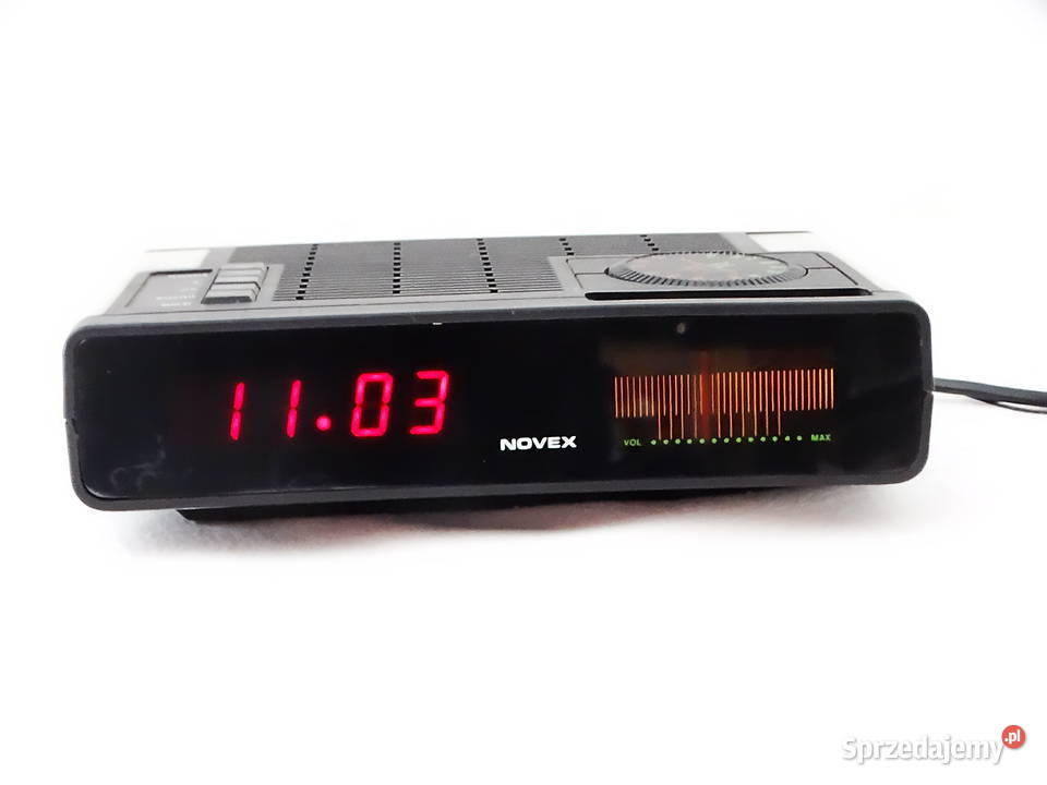 Radiobudzik Novex Electronic 177 vintage z lat