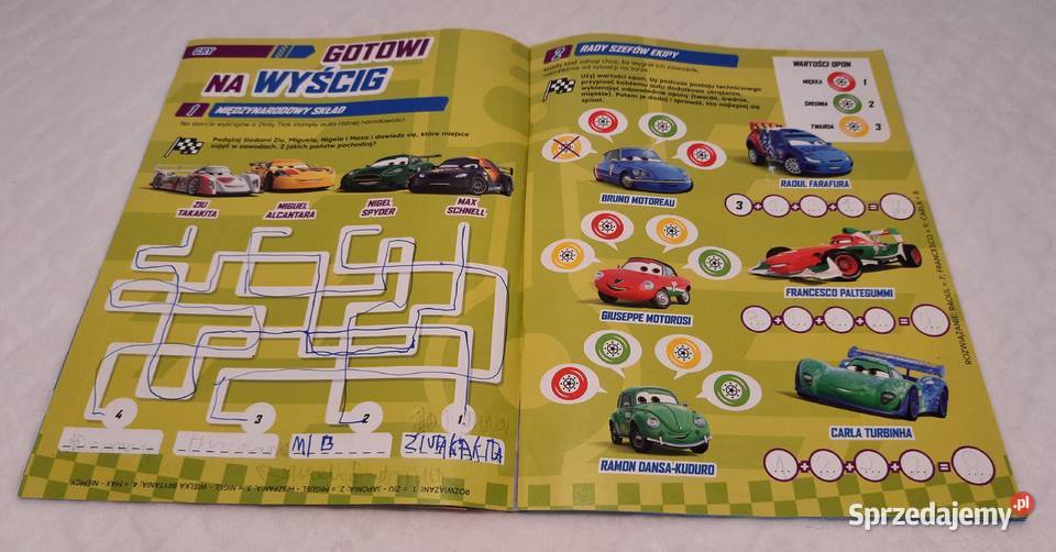 Disney Pixar Auta 022021 Egmont Książeczki Kultura i Rozrywka śląskie Czeladź