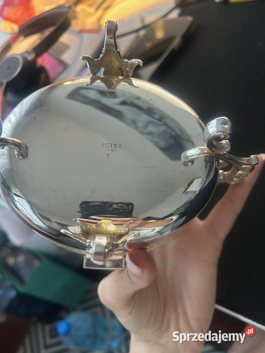 Cukiernica posrebrzana marki Hefra Warszawa