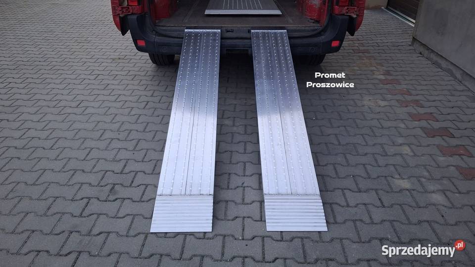 Najazdy Aluminiowe Panelowe Frezowane lekkie do