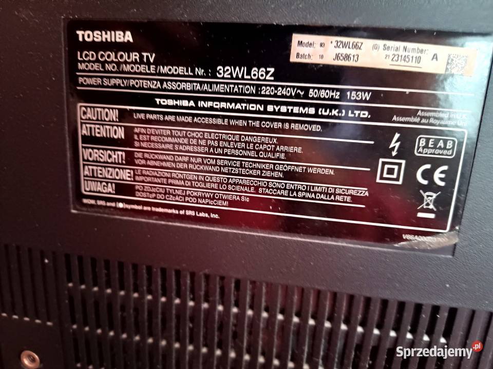 telewizor Toshiba LCD 32 cale wielkopolskie Poznań