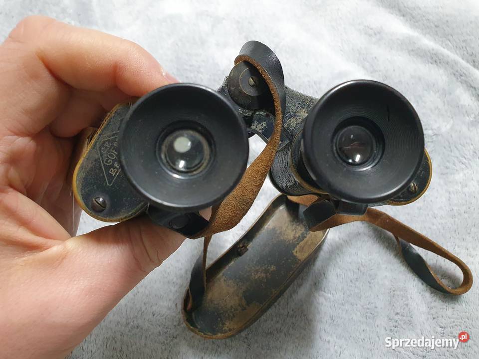Lornetka Szwajcarska powojenna z opakowaniem