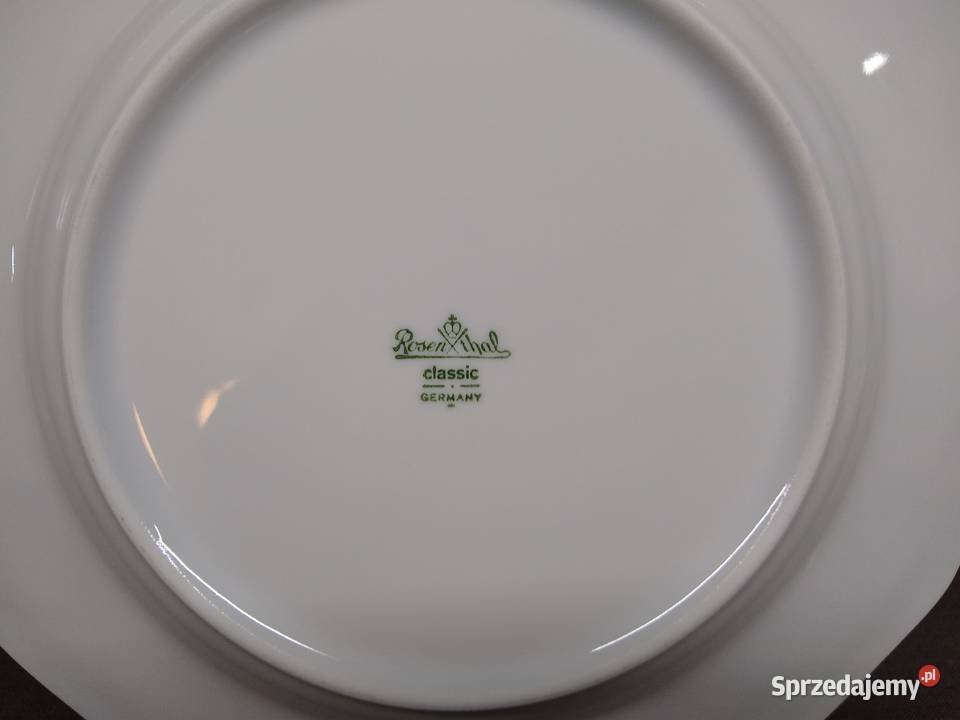 Talerz płytki Rosenthal Biała Maria Classic Kalisz