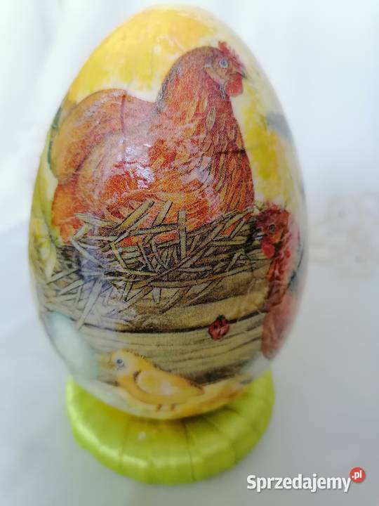 jako pisanka jajo 12 ozdoba hand made wielokolorowy Sierpc sprzedam