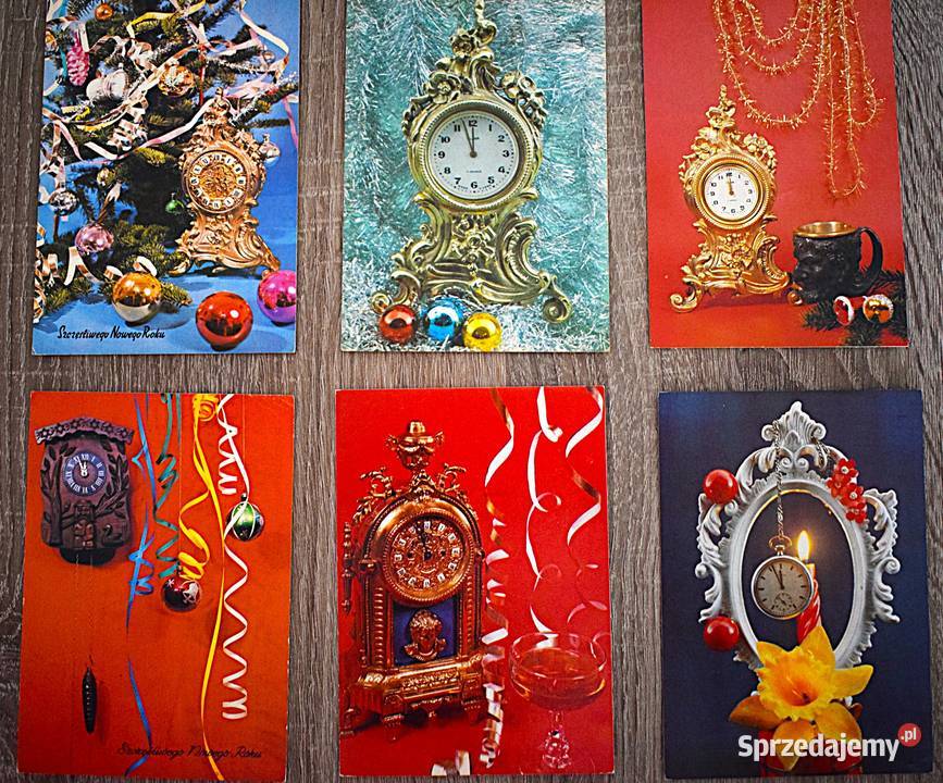 Pocztówki zegary na przestrzeni lat 43 sztuki Chełmno