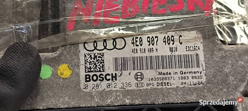 KOMPUTER AUDI A8 D3 4E0907409C sprzedam