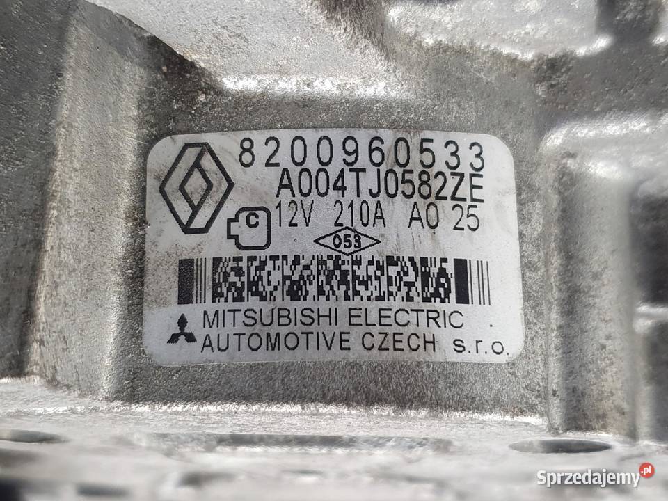 ALTERNATOR Renault Megane III Scenic III 15 DCI lubelskie Chełm