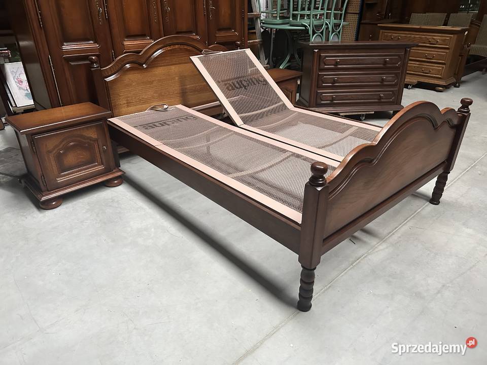 Dębowa sypialnia łóżko 140 szafa 210 szafki Meble do sypialni Sławoszewek