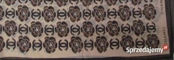 APASZKA Z SZYFONU JEDWABNEGO CHANELROZNE RODZAJ Lublin